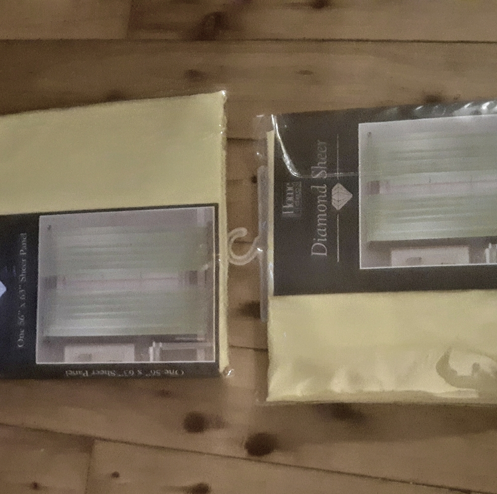 2 packages of yellow sheers